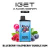 Blueberry Raspberry Bubble Gum – IGET BAR PRO 10K
