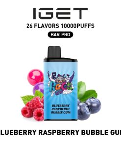 Blueberry Raspberry Bubble Gum – IGET BAR PRO 10K