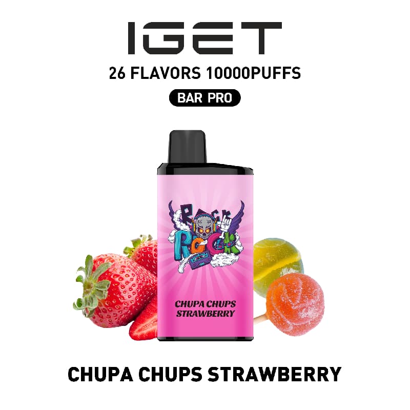Chupa Strawberry – IGET BAR PRO 10K