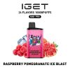 Raspberry Pomegranate Ice Blast – IGET BAR PRO 10K